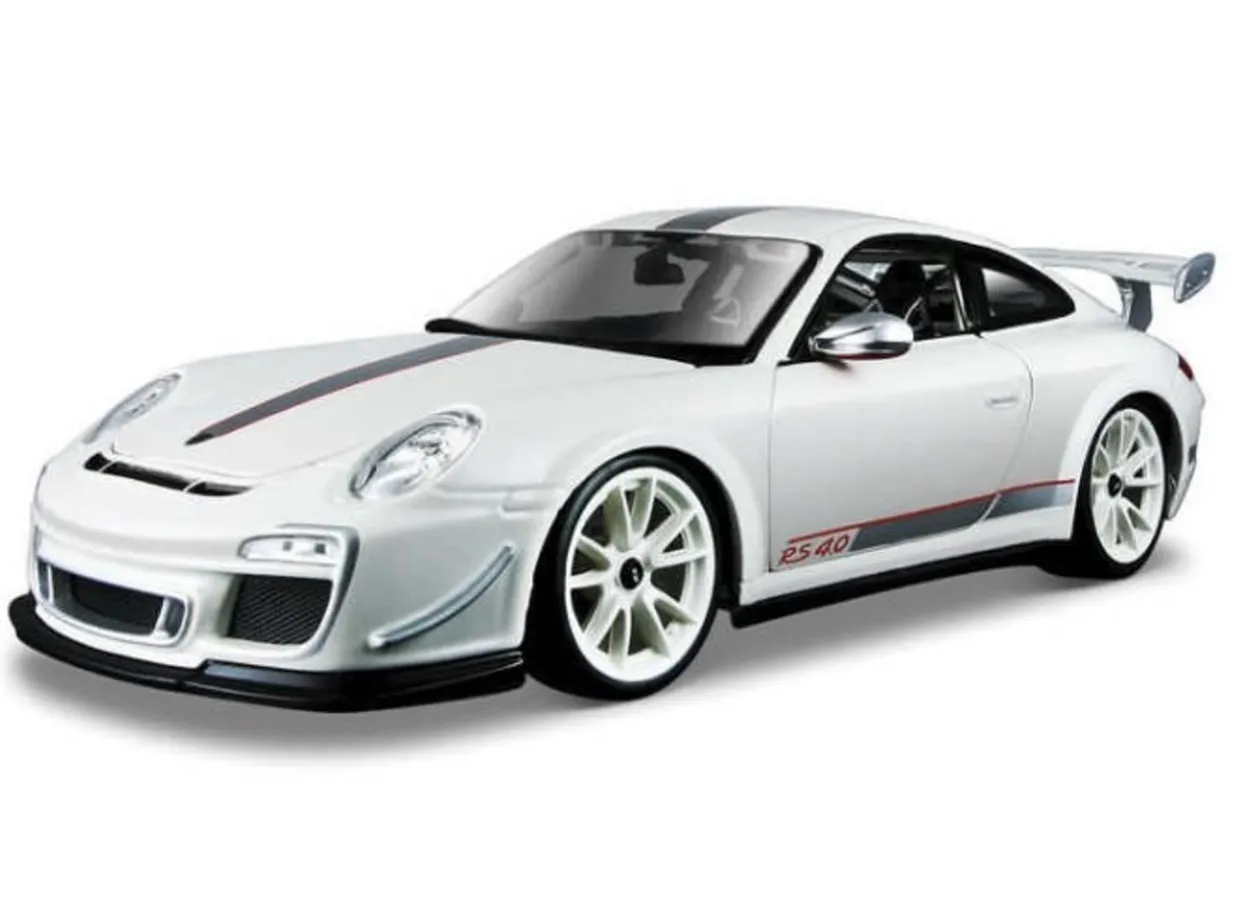 Burago 1/18 Porsche GT3 RS 4.0 White Diecast Model