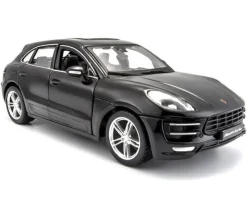 Burago 1/24 Porsche Macan Black Diecast Model