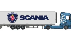 Burago 1/43 Scania S730 Truck With Trailer