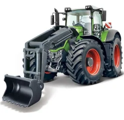 Burago Fendt 1000 Vario With Front Loader Diecast Model