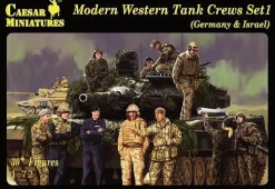 Caesar Miniatures 1/72 Modern Western Tank Crews Set 1