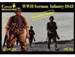 Caesar Miniatures 1/72 WWII German Infantry 1943