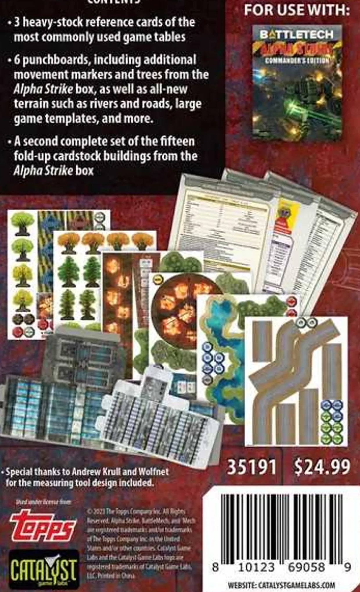 Catalyst Game Labs Battletech - Alpha Strike Counters Pack