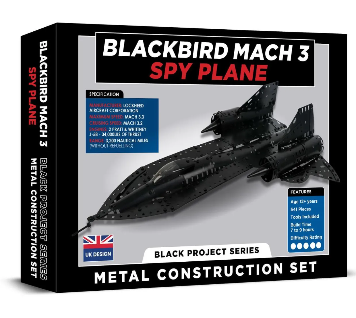 Coach House Partners - Lockheed SR-71 Blackbird - Metal Construction Set