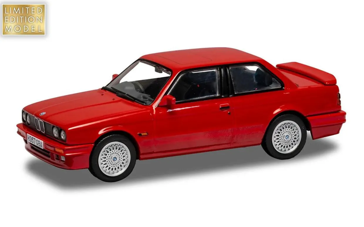 Corgi 1/43 BMW E30 325i M-Tech 2, Brilliant Red Diecast Model