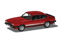 Corgi 1/43 Ford Capri Mk3 2.0S, Jupiter Red Diecast Model