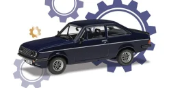 Corgi 1/43 Ford Escort Mk2 RS2000, Midnight Blue (Richard Hammond's The Smallest Cog)