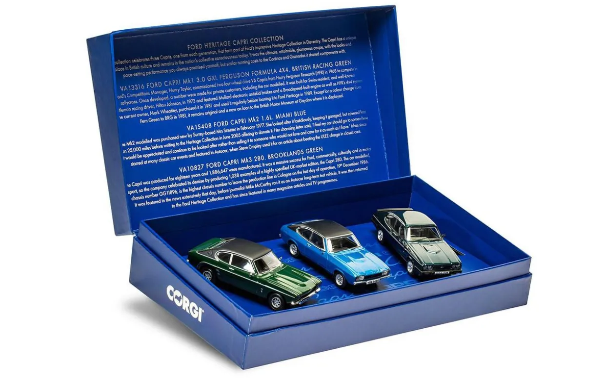 Corgi 1/43 Ford Heritage Capri Collection Diecast Model