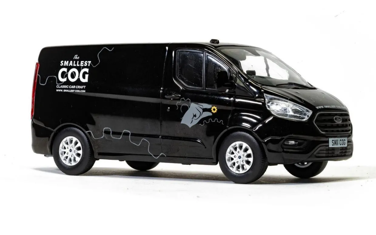 Corgi 1/43 Ford Transit Custom 300L1, Shadow Black (Richard Hammond's The Smallest Cog)
