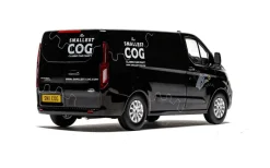 Corgi 1/43 Ford Transit Custom 300L1, Shadow Black (Richard Hammond's The Smallest Cog)
