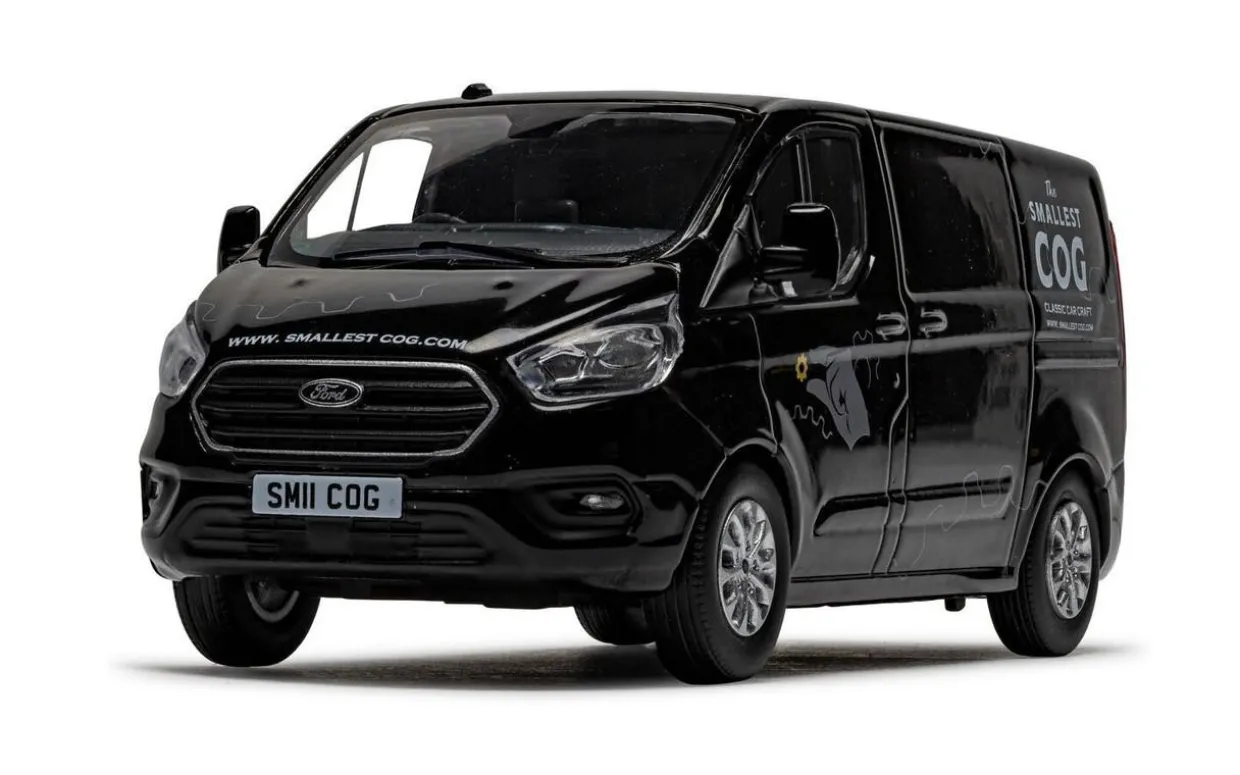 Corgi 1/43 Ford Transit Custom 300L1, Shadow Black (Richard Hammond's The Smallest Cog)