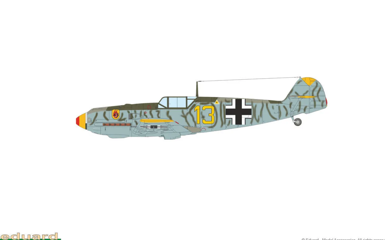 Eduard 1/72 Messerschmitt Bf-109E-4 ProfiPACK edition