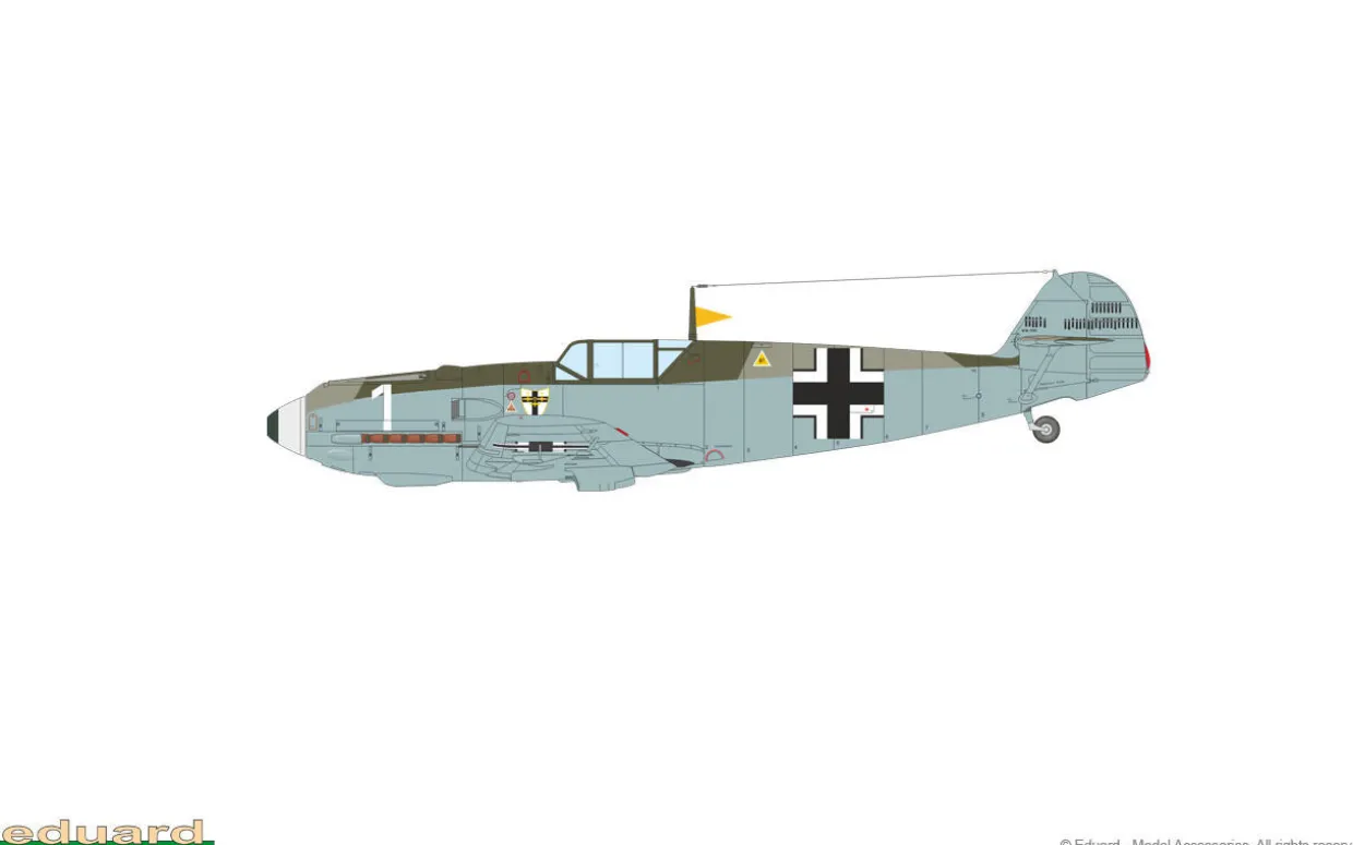 Eduard 1/72 Messerschmitt Bf-109E-4 ProfiPACK edition