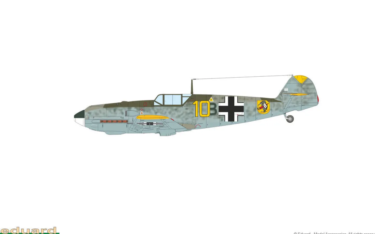 Eduard 1/72 Messerschmitt Bf-109E-4 ProfiPACK edition