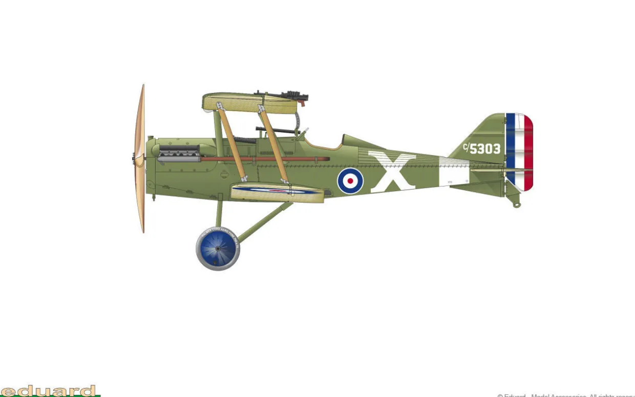 Eduard 1/48 Royal Aircraft Factory S.E.5a with Hispano Suiza ProfiPACK