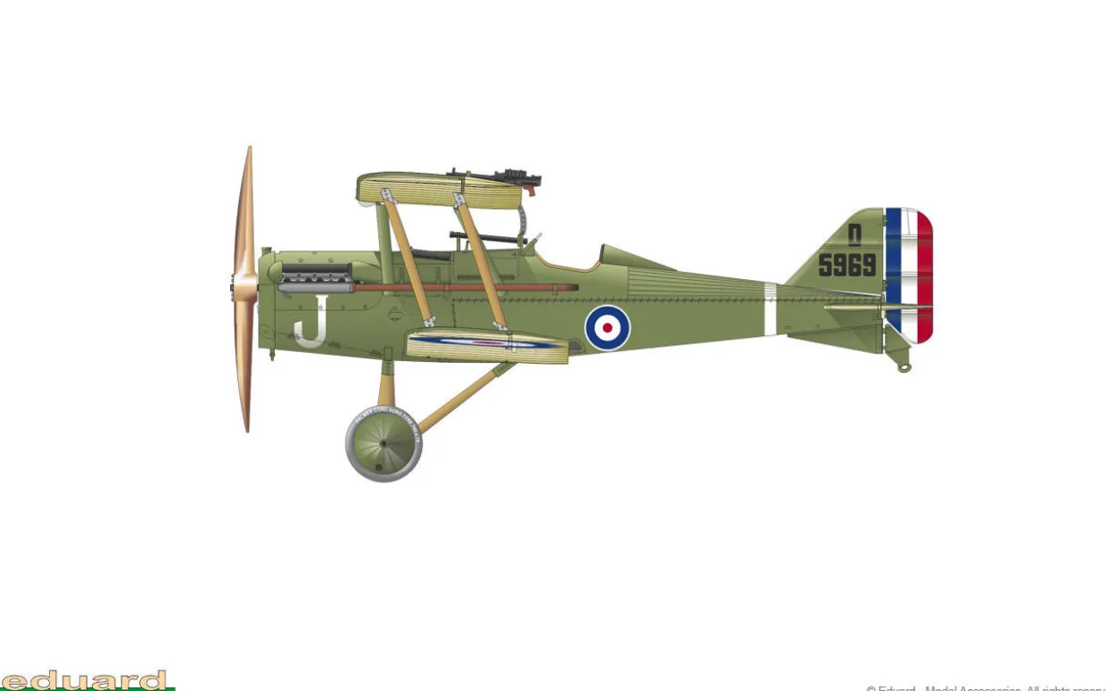 Eduard 1/48 Royal Aircraft Factory S.E.5a with Hispano Suiza ProfiPACK