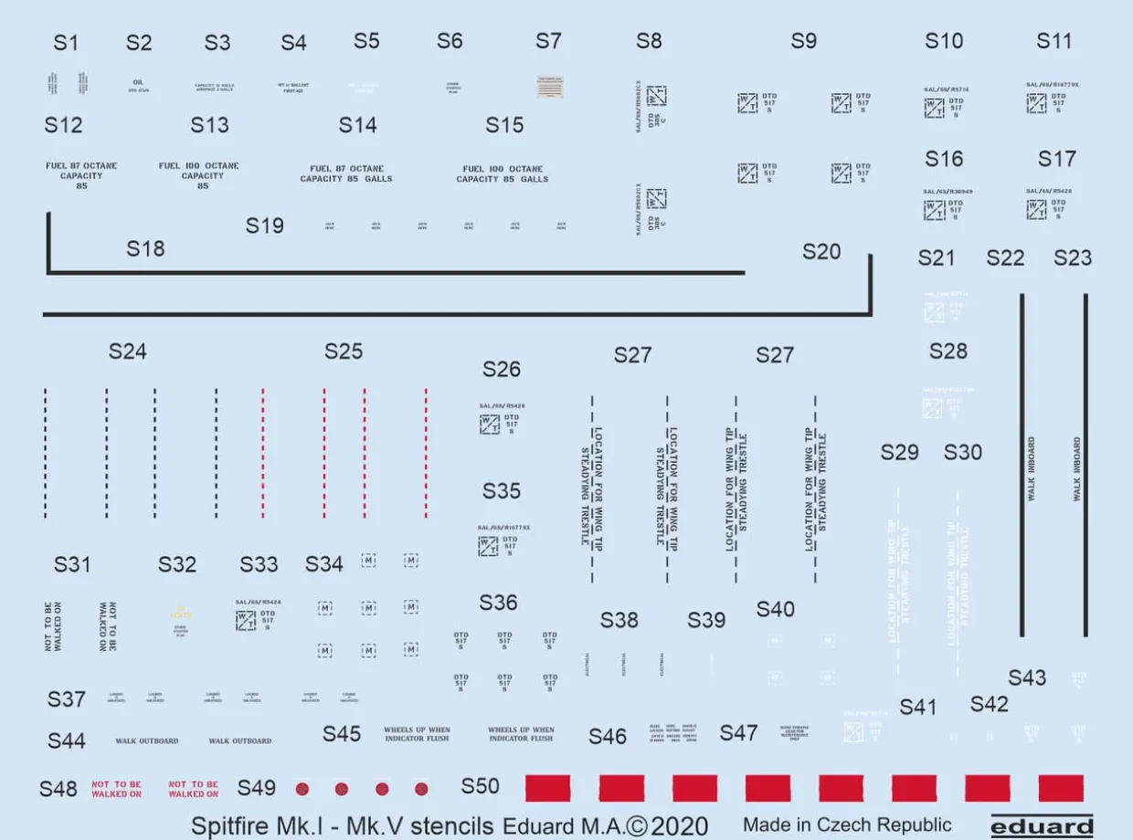 Eduard 1/48 Supermarine Spitfire Mk. Vb Late Model Kit