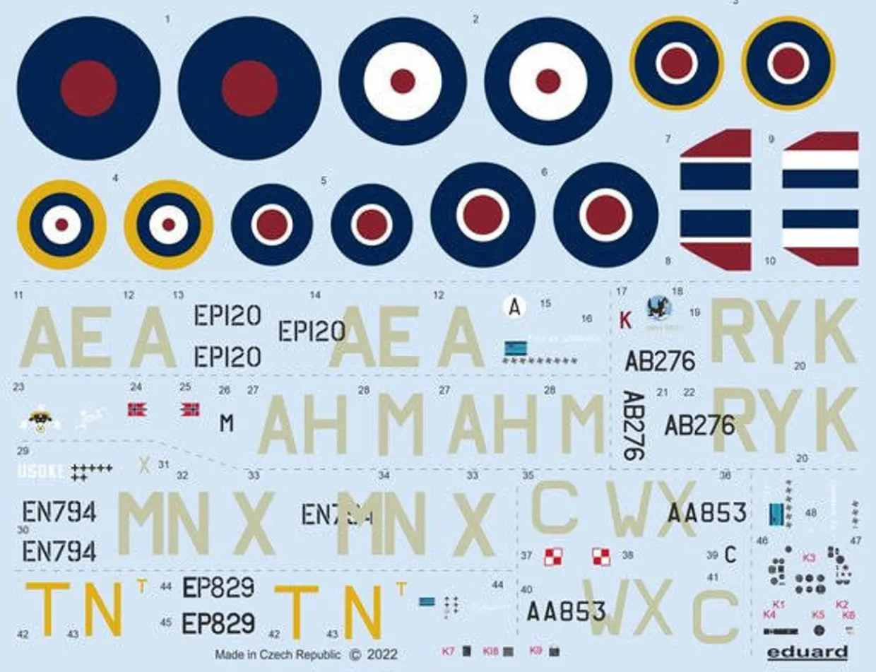 Eduard 1/48 Supermarine Spitfire Mk. Vb Late Model Kit