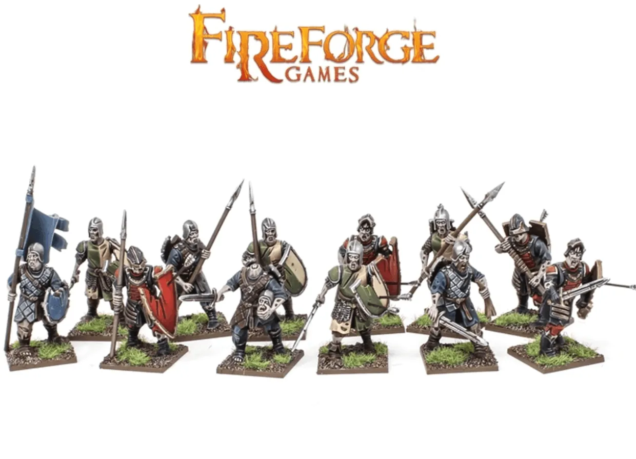 Fireforge Games 28mm Forgotten World - Living Dead Warriors