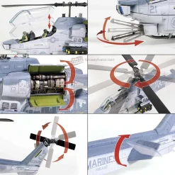 Forces Of Valor 1/48 Bell AH-1W Whiskey Cobra Diecast Models