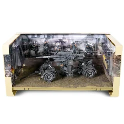 Forces Of Valor 1/32 German Krupp Flak 36 with Flak Rohr 36 gun barrel & sd. 202 tow vehicle Diecast Model