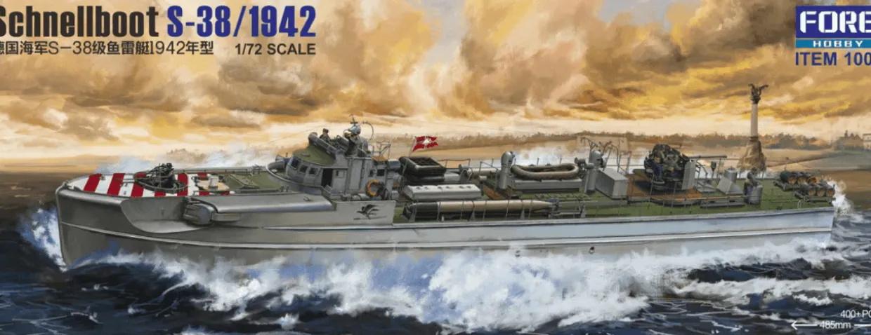 Fore Hobby 1/72 Schnellboot S-38 1942