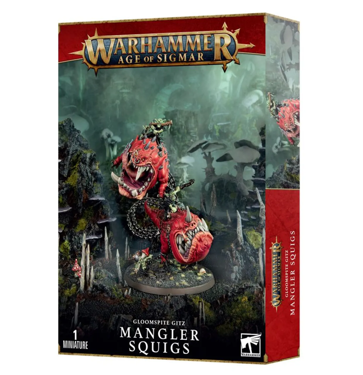 Games Workshop Age of Sigmar - Gloomspite Gitz - Moonclan - Mangler Squigs