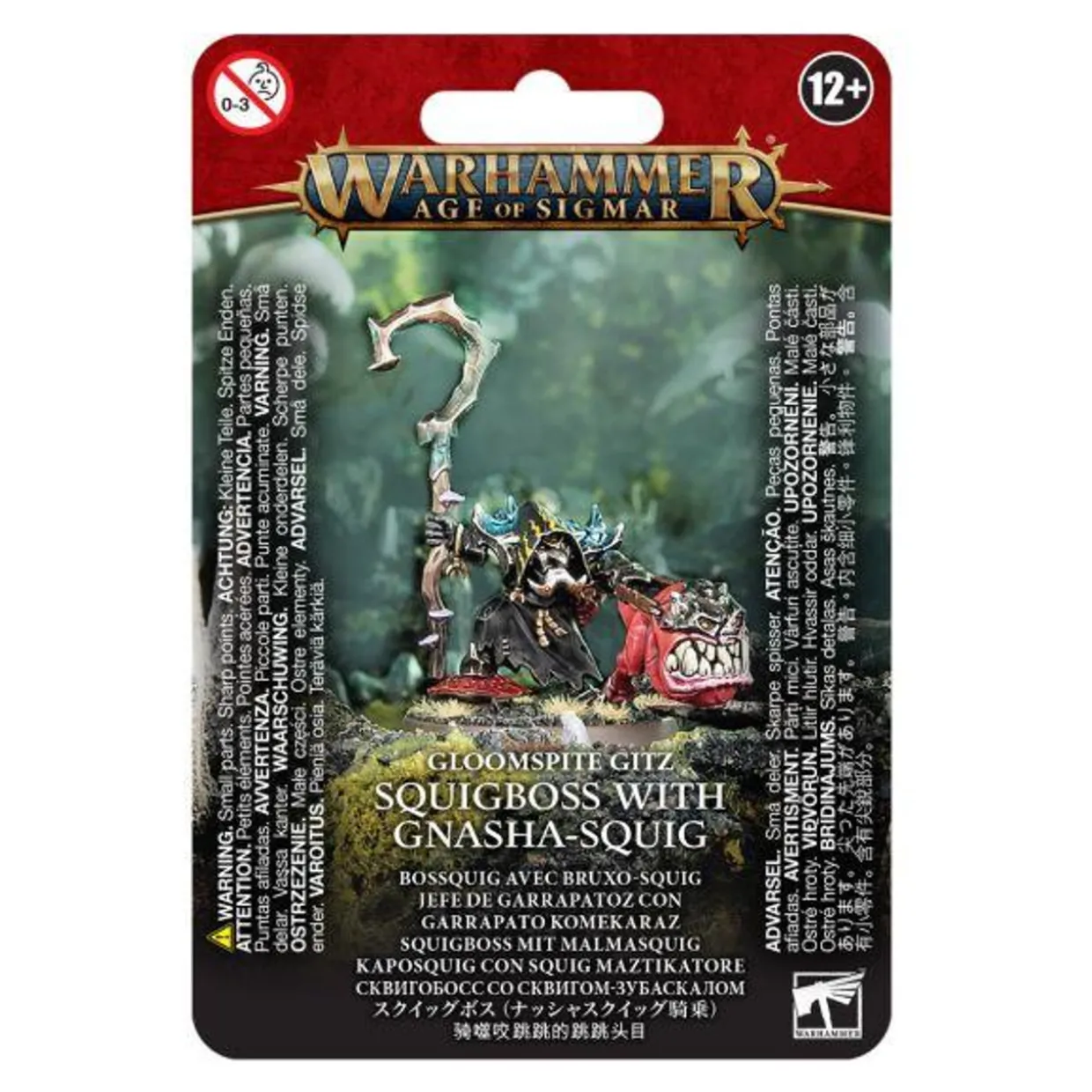Games Workshop Age of Sigmar - Gloomspite Gitz - Moonclan - Squigboss with Gnasha Squig