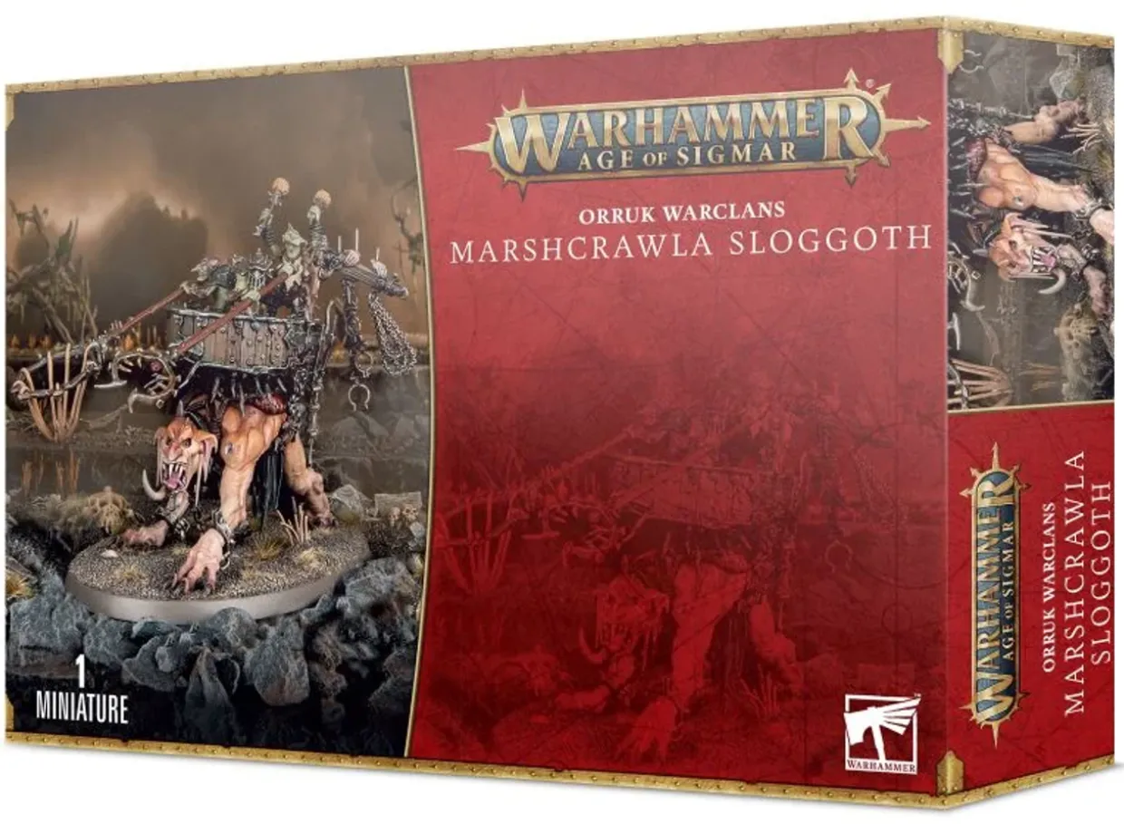 Games Workshop Age of Sigmar - Orruk Warclans - Kruleboyz - Marshcrawla Sloggoth