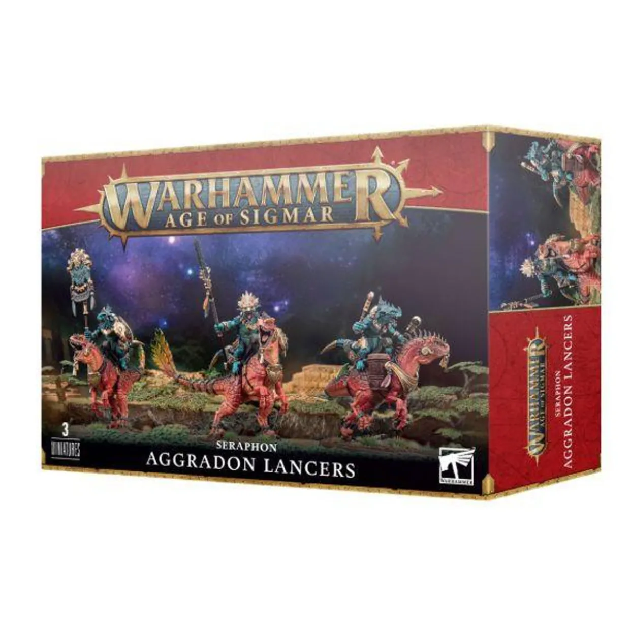 Games Workshop Age of Sigmar - Seraphon - Aggradon Lancers