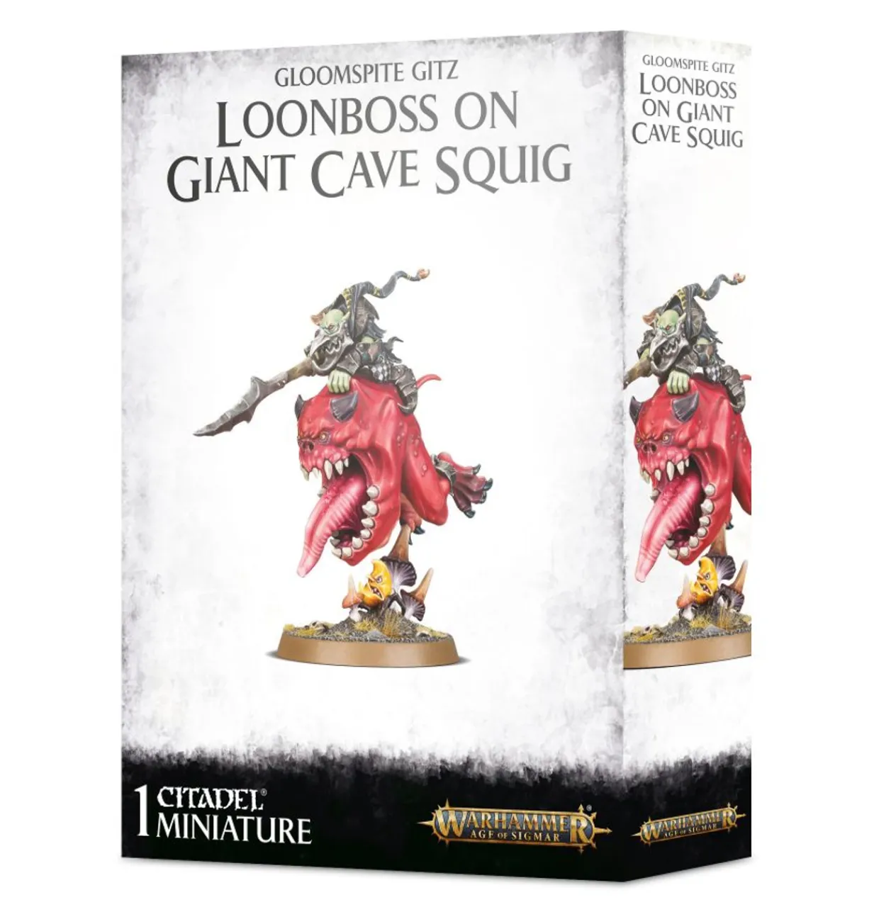 Games Workshop Age of Sigmar - Gloomspite Gitz - Moonclan - Loonboss on Giant Cave Squig