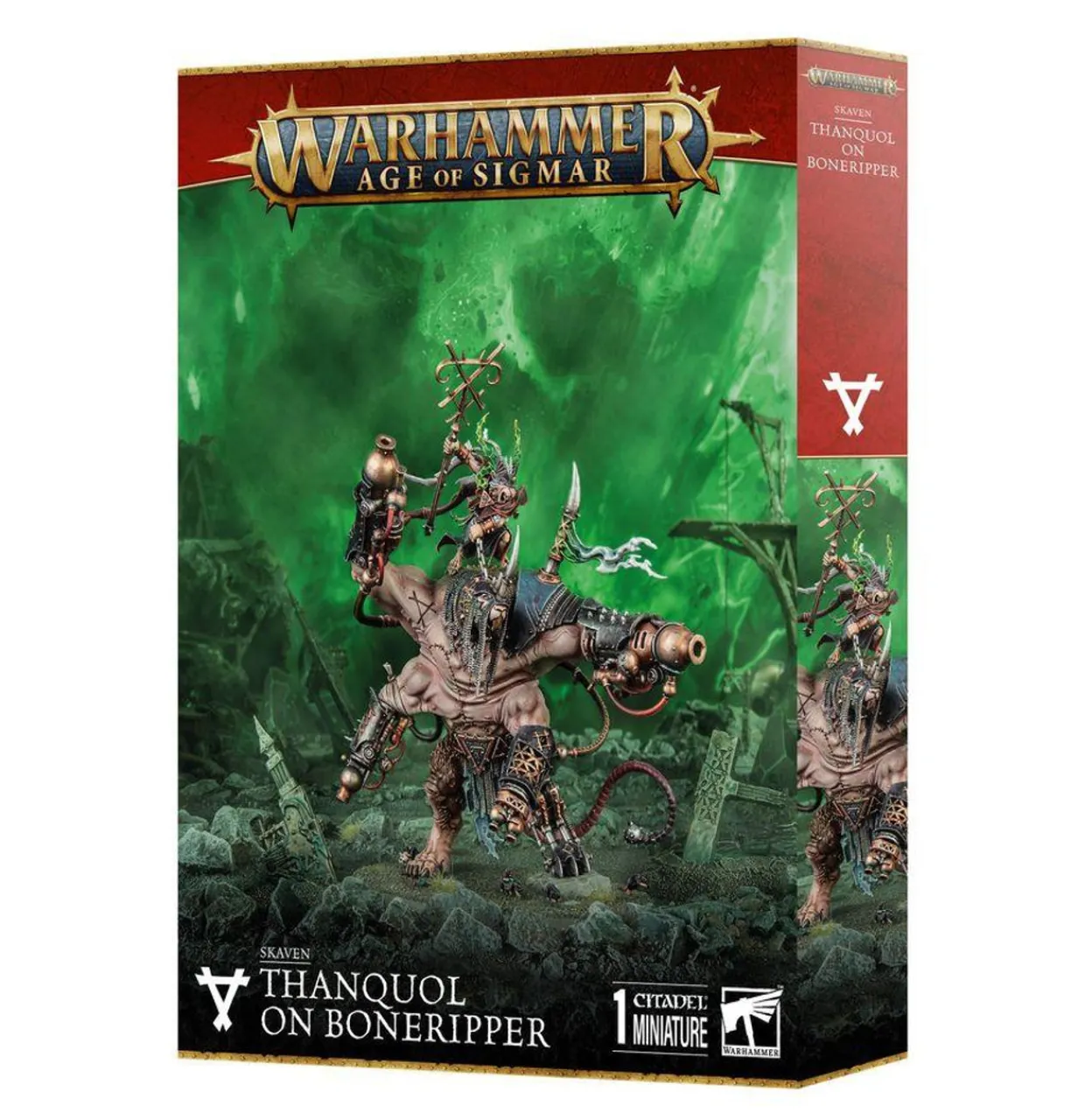 Games Workshop Age of Sigmar - Skaven - Thanquol On Boneripper
