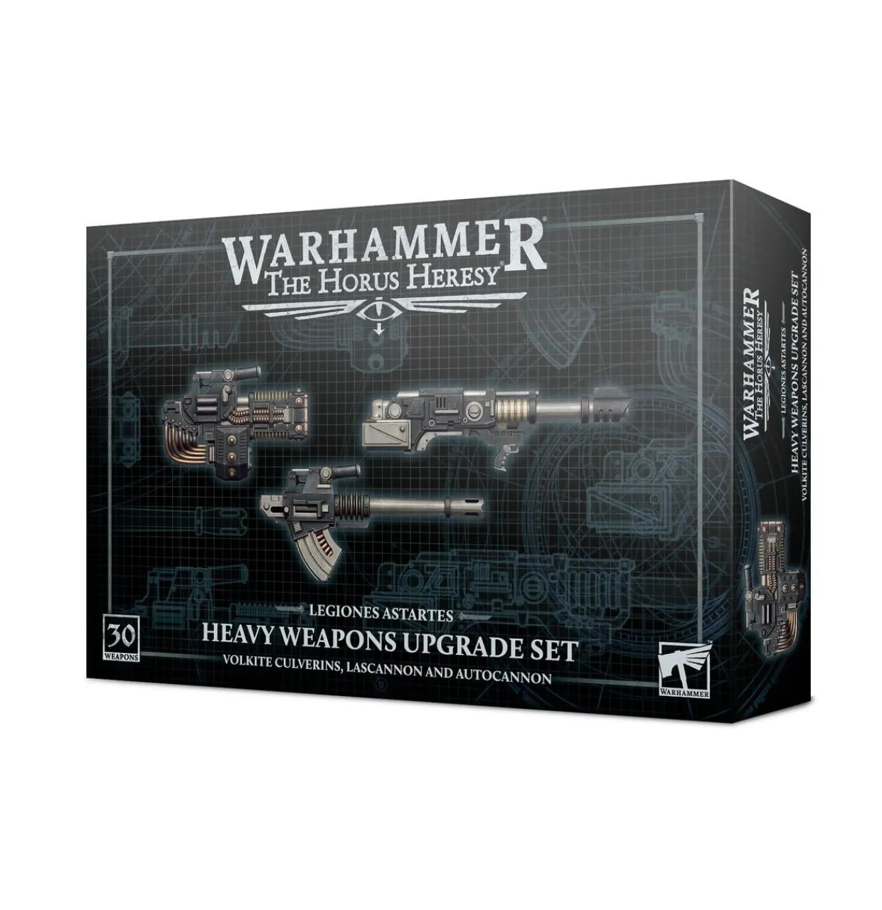 Games Workshop Horus Heresy - Legiones Astartes - Heavy Weapons Upgrade Set 3 - Volkite Culverins, Lascannons, and Autocannons