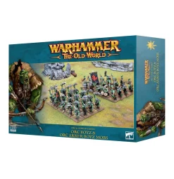 Games Workshop Warhammer The Old World - Orc & Goblin Tribes - Orc Boyz and Arrer Boyz Mob