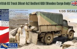 Gecko Models 1/35 Bedford OXD Truck 3t 4x2 GS Wooden Cargo Body