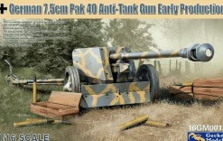 Gecko Models 1/16 7.5cm Pak 40 ATG Early Production