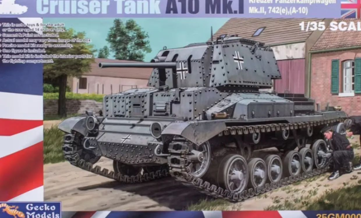 Gecko Models 1/35 Cruiser Tank A10 Mk.I in German Service