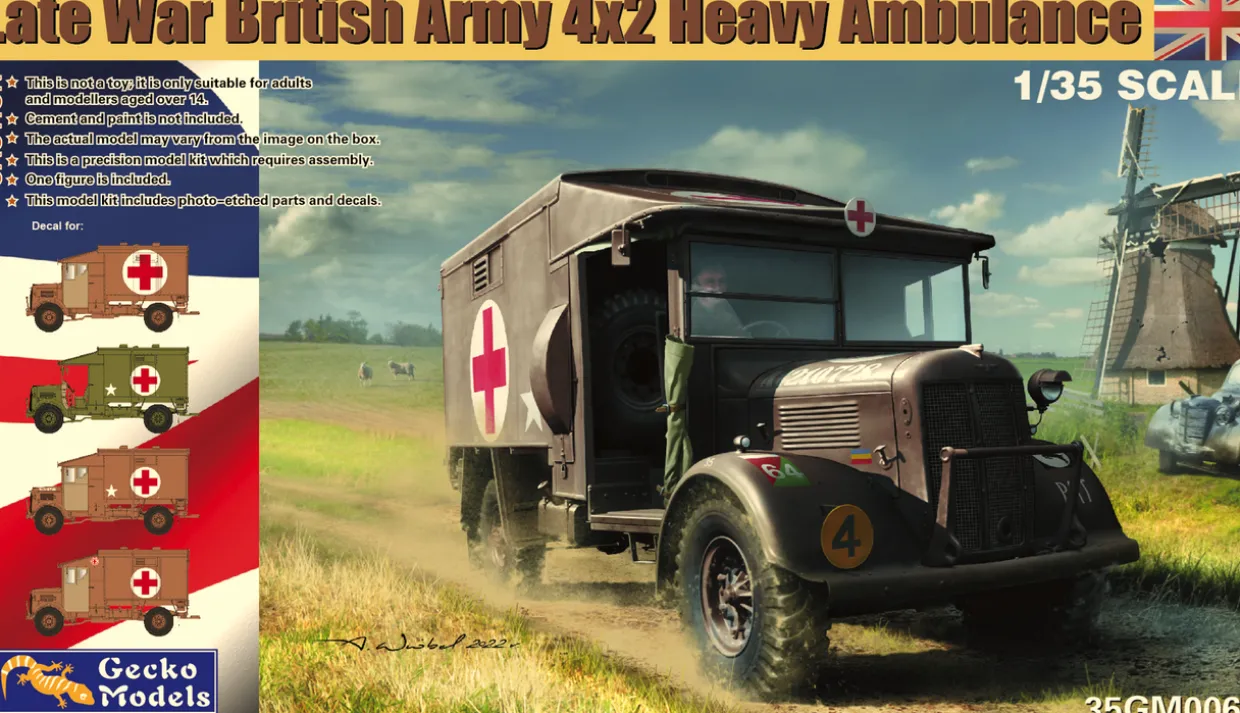 Gecko Models 1/35 Late War British Army 4x2 Heavy Ambulance