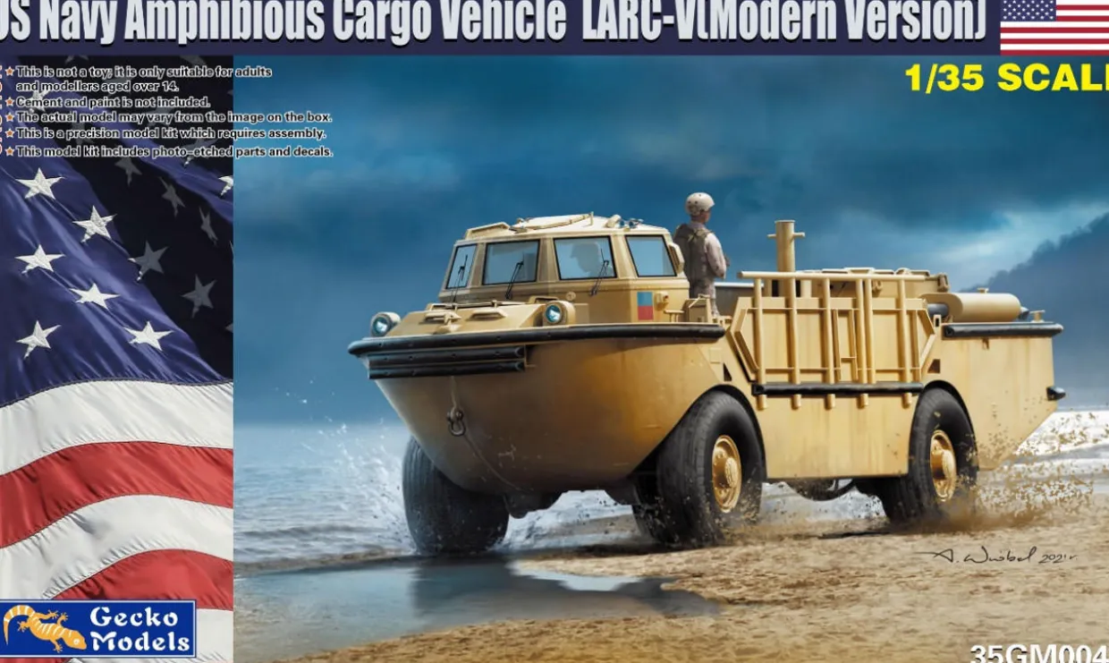 Gecko Models 1/35 US Navy Amphibious Cargo Vehicle LARC-V