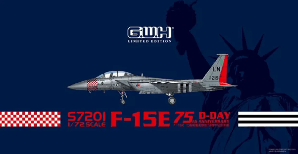 Great Wall Hobby 1/72 McDonnell Douglas F-15E Strike Eagle D-Day 75th Anniversary