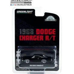 Greenlight 1/64 1968 Dodge Charger R/T Black