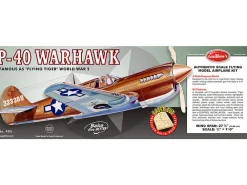 Guillow 1/16 Curtiss P-40 Warhawk Balsa Model Kit