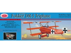 Guillow 1/16 Fokker DR-1 Triplane Balsa Model Kit