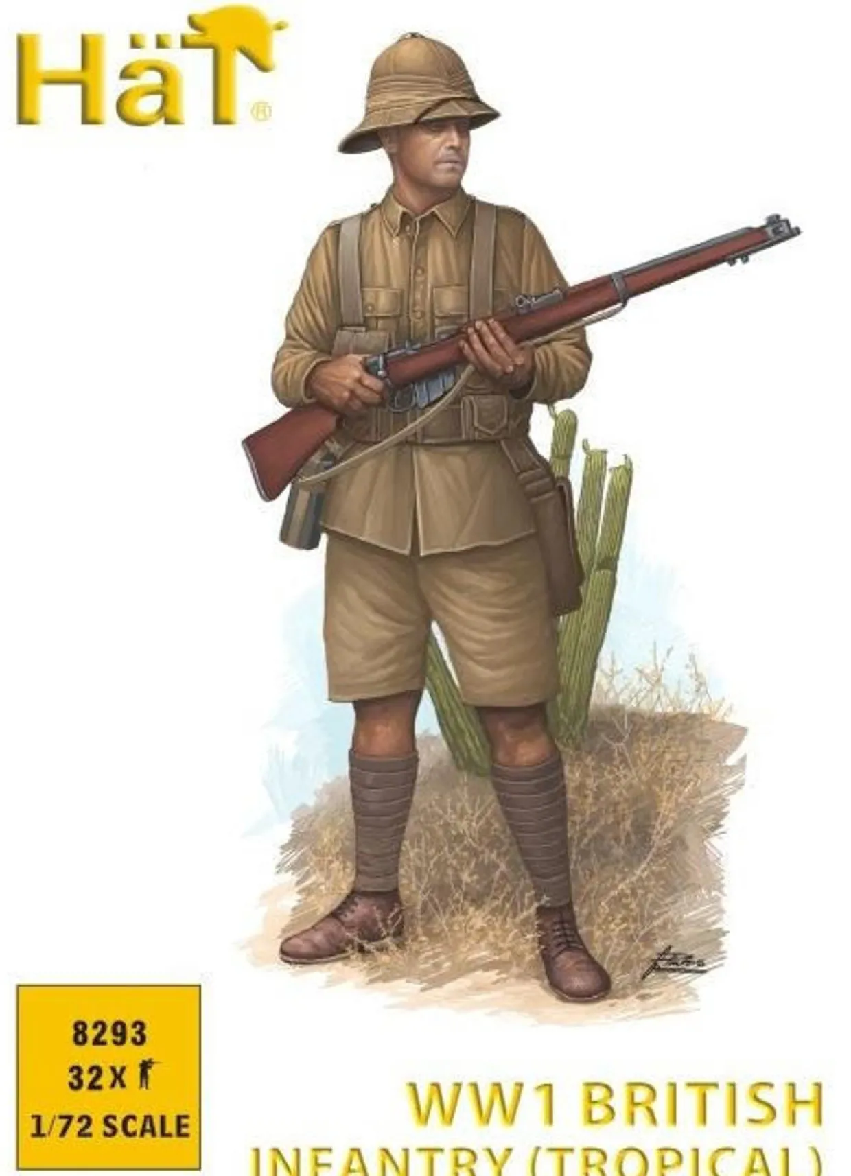 Hat Industrie 1/72 WWI British Infantry Tropical