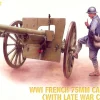 Hat Industrie 1/72 WWI French Artillery with 75mm Cannon and Late War Crew
