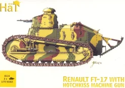 Hat Industrie 1/72 WWI French Renault FT-17 with Hotchkiss MG