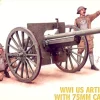 Hat Industrie 1/72 WWI US Artillery with 75mm Cannon