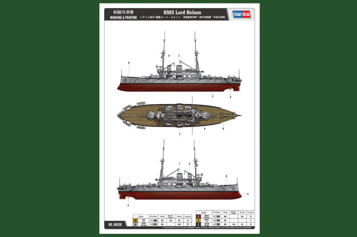 Hobby Boss 1/350 HMS Lord Nelson Model Kit