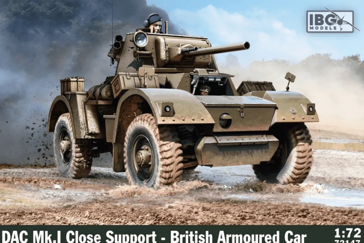 IBG Models 1/72 Daimler Armoured Car Mk.I Close Support