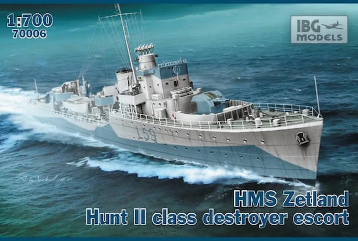 IBG Models 1/700 HMS Zetland 1942 Hunt II Class Escort